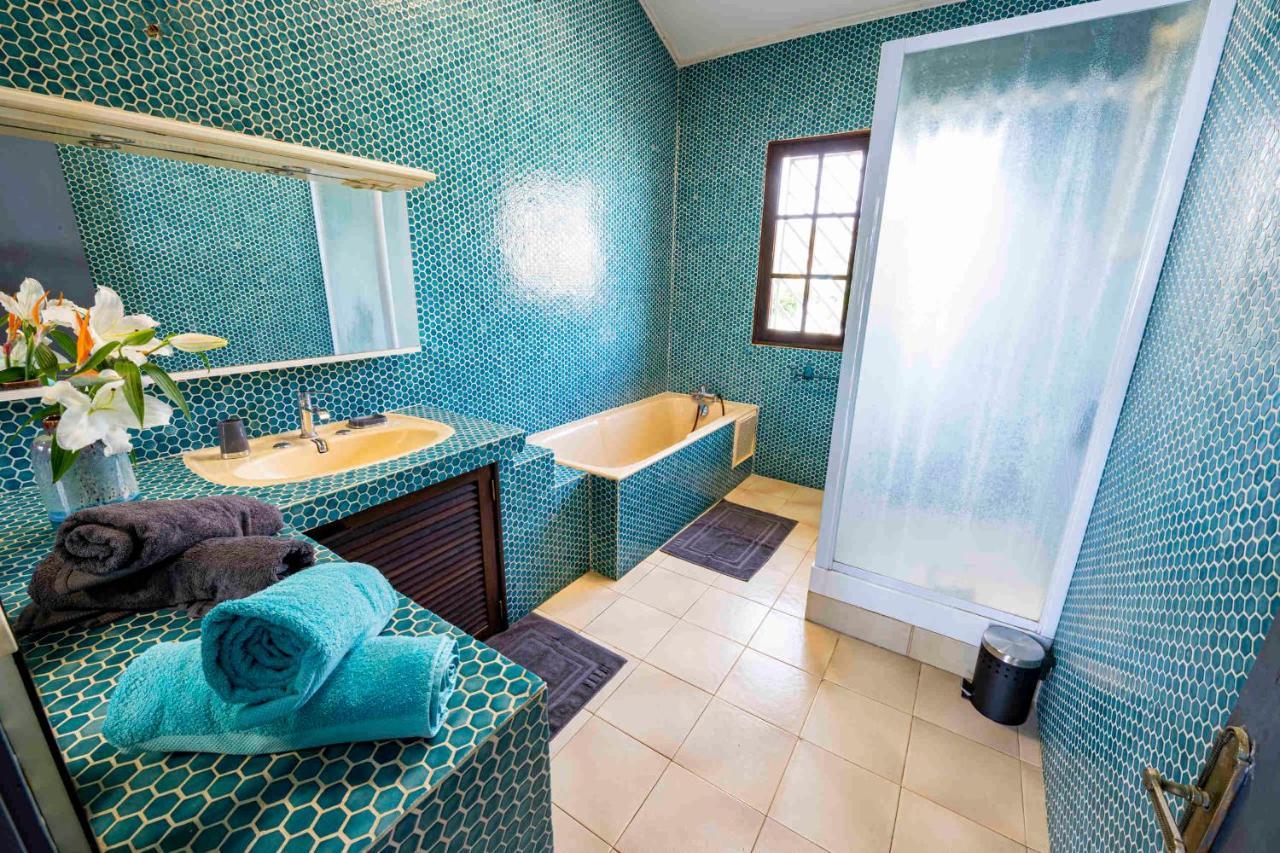 Villa Coco Des Sables Acces Direct Au Lagon La Saline Le Bains Bagian luar foto
